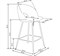 Стул барный Halmar H-96 (бежевый) ms2601SIGHAL_V-CH-H/96-BEZOWY