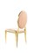 Стул кухонный SIGNAL KING Velvet Bluvel 28 (бежевый/золотой) ms2601SIGHAL_KINGVZLBE