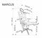 Кресло компьютерное Halmar MARCUS (черный) ms2601SIGHAL_V-CH-MARCUS-FOT