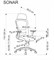 Кресло компьютерное Halmar SONAR (черный) ms2601SIGHAL_V-CH-SONAR-FOT