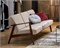 Диван HALMAR MILANO 3S tap. Castel 15 бежевый/орех ms2601SIGHAL_V-PL-MILANO_3S-SOFA-BEZOWY