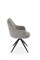 Стул кухонный Halmar K564 поворотный (серый/черный) ms2601SIGHAL_V-CH-K/564-KR-POPIELATY