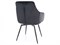 Стул кухонный Signal SERVIO Velvet Bluvel 19 поворотный (черный/черный) ms2601SIGHAL_SERVIOVCC