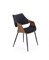 Стул кухонный Halmar K586 (черный/орех) ms2601SIGHAL_V-CH-K/586-KR