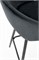 Стул барный Halmar H96 (черный/черный) ms2601SIGHAL_V-CH-H/96-CZARNY