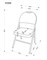 Стул складной Halmar K566 (бежевый) ms2601SIGHAL_V-CH-K/566-KR-BEZOWY