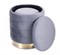 Комплект Signal BRITTA Velvet (2 пуфа) серый ms2601SIGHAL_BRITTAVSZ