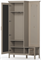 Шкаф с вешалкой Классик/Classic PPK1D1K/L  Глиняный серый, Глиняный серый msk26brw_0826768814