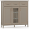 Тумба с подсветкой Классик/Classic KOM1W2D3S  Глиняный серый, Глиняный серый msk26brw_01872664931