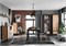 Стол Лофт/Loft STO130/170  Дуб вотан/ Черный msk26brw_01779046239