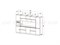 Кухня Карина ЛДСП  Белый глянец (Пенал для встраиваемой бытовой техники, Центральная секция 2050 с местом под МП, Пенал)  3250 pn26mf_287590712