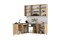 Кухня угловая Николь 1.8х2.0 м компоновка №2 браш мени грин фасад МДФ 16 мм pnnon26mf_08-226812 (394241)