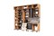 Кухня Рио NEW (металл) 3,2/1260м (490) Компоновка №7 (Шелковый камень, Дуб Крафт (Дуб вотан)) фасад ЛДСП 16 мм / Стекло pnnon26mf_08-243630 (419737)